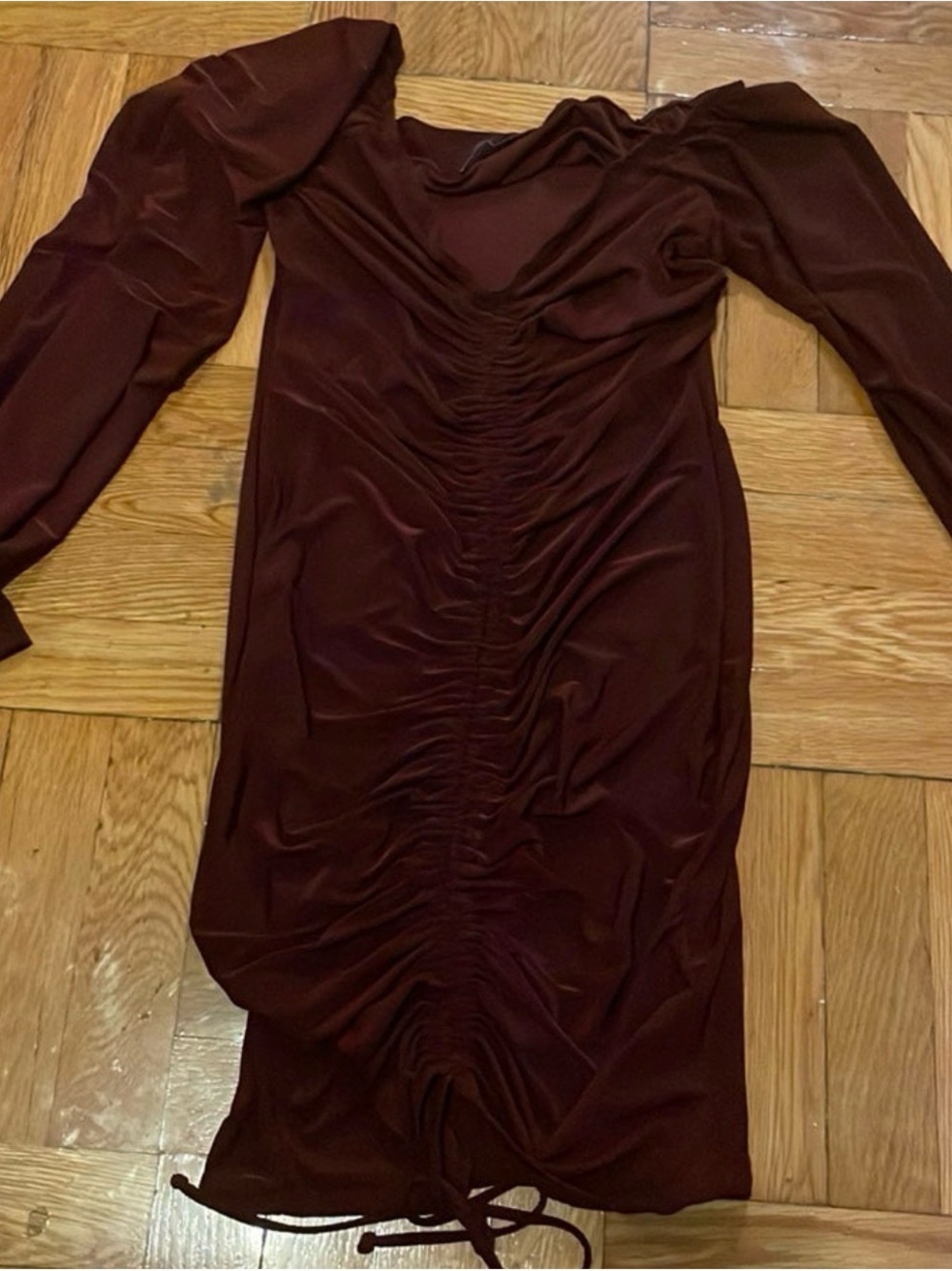 Fashion Nova Wine Fit Your Needs Mini Dress XL - Picture 5 of 5